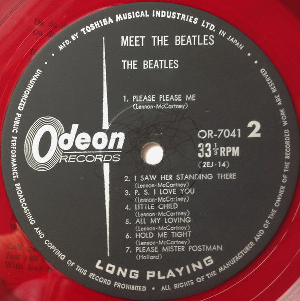 The Beatles - Meet The Beatles! = ビートルズ! (Vinyl, LP, Album, Mono) Good Plus (G+) / Good Plus (G+)