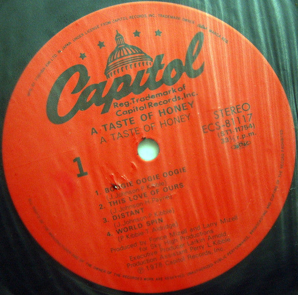 A Taste Of Honey - A Taste Of Honey (Vinyl, LP, Album)