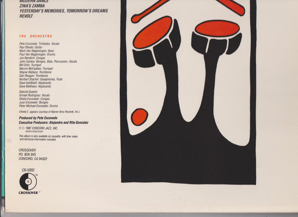 Pete Escovedo - Yesterday's Memories · Tomorrow's Dreams (Vinyl, LP, Album) Very Good (VG) / Very Good (VG)