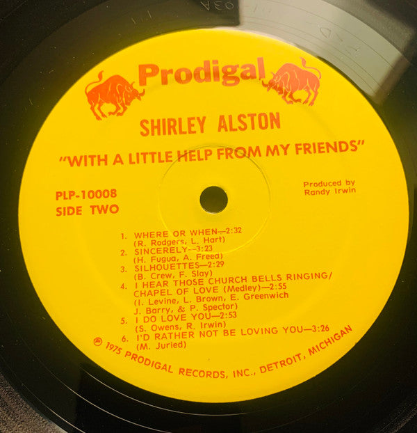 Shirley Alston - With A Little Help From My Friends (Vinyl, LP, Album) Very Good (VG) / Very Good (VG)