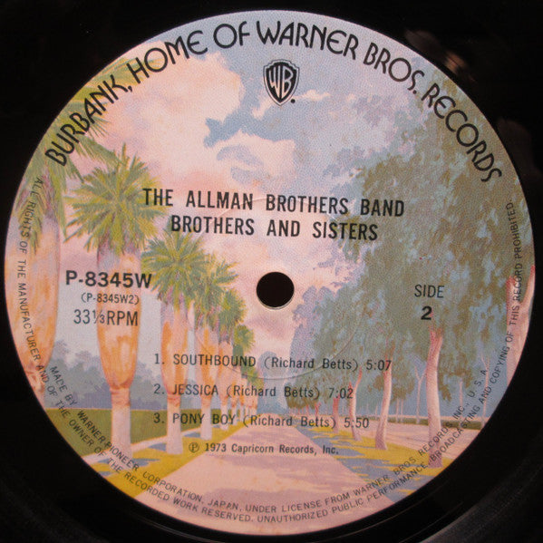 The Allman Brothers Band - Brothers And Sisters (Vinyl, LP, Album)