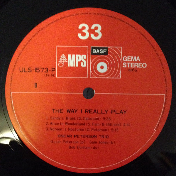 Oscar Peterson - The Way I Really Play (Vinyl, LP)