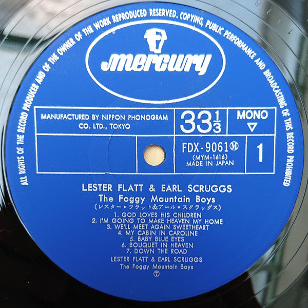 Flatt & Scruggs - The Foggy Mountain Boys (2xVinyl, LP, Compilation, Mono) Very Good (VG) / Very Good (VG)