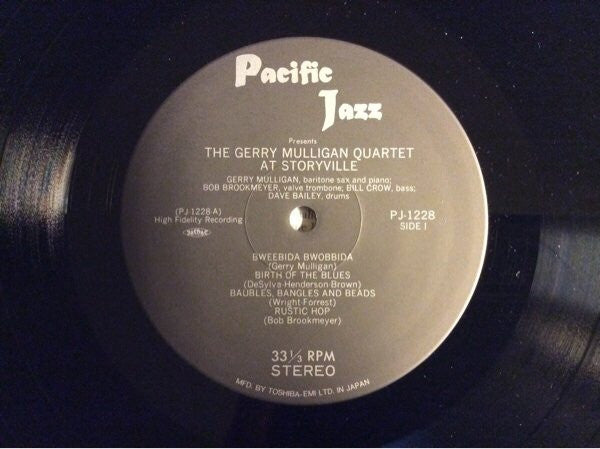 Gerry Mulligan Quartet - Recorded In Boston At Storyville (Vinyl, L...