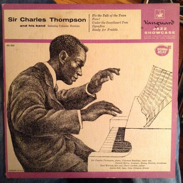Sir Charles Thompson And His Band - Sir Charles Thompson And His Band Featuring Coleman Hawkins (Vinyl, LP, Album, Reissue, Mono) Very Good (VG) / Very Good Plus (VG+)