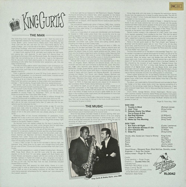 King Curtis - That's Alright (Vinyl, LP, Album, Reissue) Very Good Plus (VG+) / Fair (F)