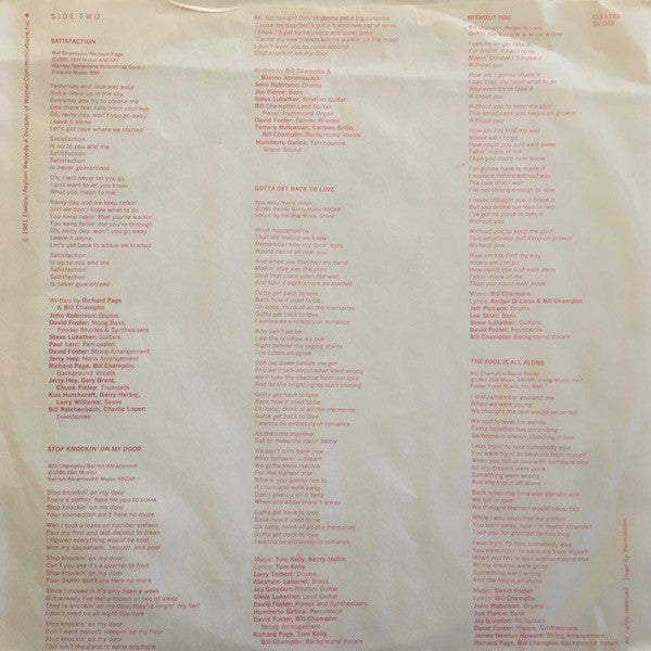 Bill Champlin - Runaway (Vinyl, LP, Album, Stereo)