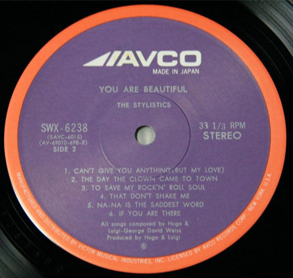 The Stylistics - You Are Beautiful (Vinyl, LP, Album)