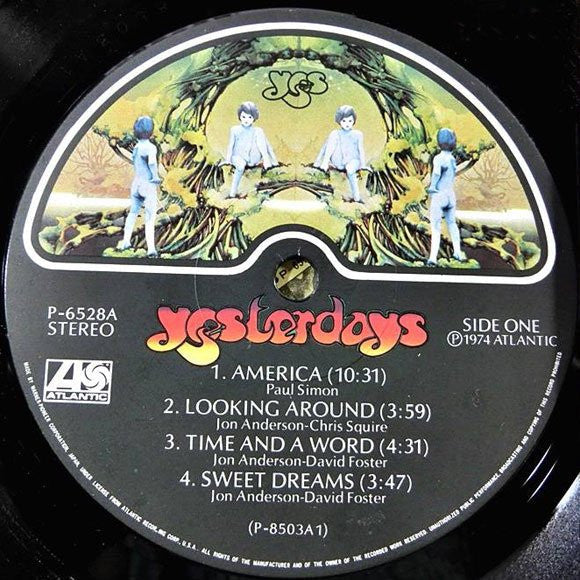 Yes - Yesterdays (Vinyl, LP, Compilation, Reissue) Near Mint (NM or M-) / Very Good Plus (VG+)