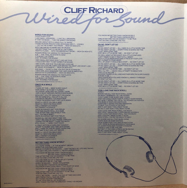 Cliff Richard - Wired For Sound (Vinyl, LP, Album)