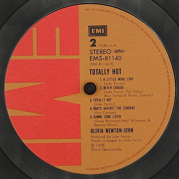 Olivia Newton-John - Totally Hot = Goodbye Once (Vinyl, LP, Album, Stereo) Very Good Plus (VG+) / Very Good Plus (VG+)