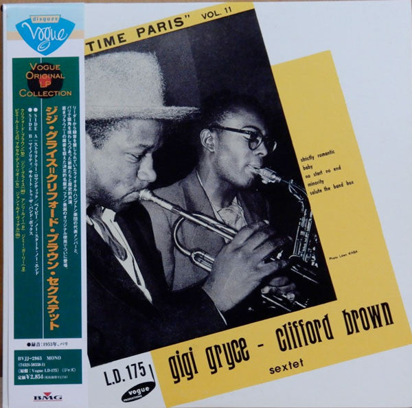 Gigi Gryce Clifford Brown Sextet - "Jazz Time Paris" Vol. 11 (Vinyl, LP, 10", Reissue) Near Mint (NM or M-) / Near Mint (NM or M-)