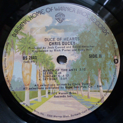 Chris Ducey - Duce Of Hearts (Vinyl, LP, Album) Good Plus (G+) / Good Plus (G+)
