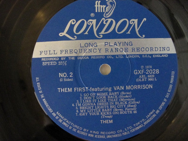Them (3) - Them First (Vinyl, LP, Album, Reissue, Mono) Very Good Plus (VG+) / Near Mint (NM or M-)