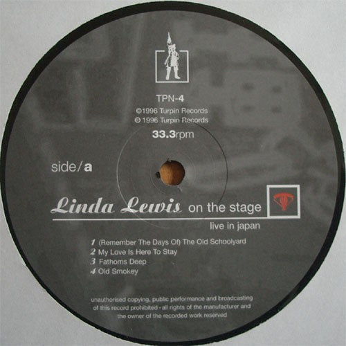 Linda Lewis - On The Stage - Live In Japan (2xVinyl, LP) Very Good (VG) / Very Good (VG)