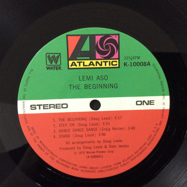 Remi Aso - The Beginning (Vinyl, LP, Album) Near Mint (NM or M-) / Near Mint (NM or M-)