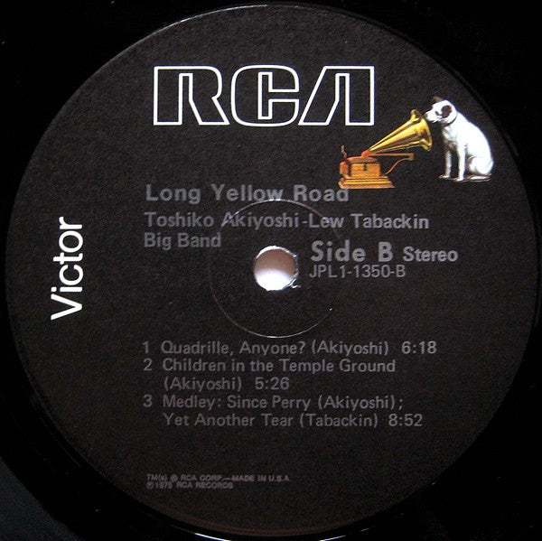 Toshiko Akiyoshi-Lew Tabackin Big Band - Long Yellow Road (Vinyl, LP, Album, Repress) Very Good (VG) / Very Good (VG)
