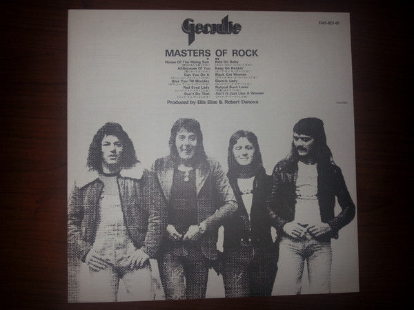 Geordie - Masters Of Rock (Vinyl, LP, Compilation, Promo) Very Good Plus (VG+) / Very Good Plus (VG+)