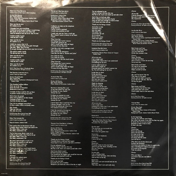 Andrew Gold - All This And Heaven Too (Vinyl, LP, Album) Very Good Plus (VG+) / Very Good (VG)