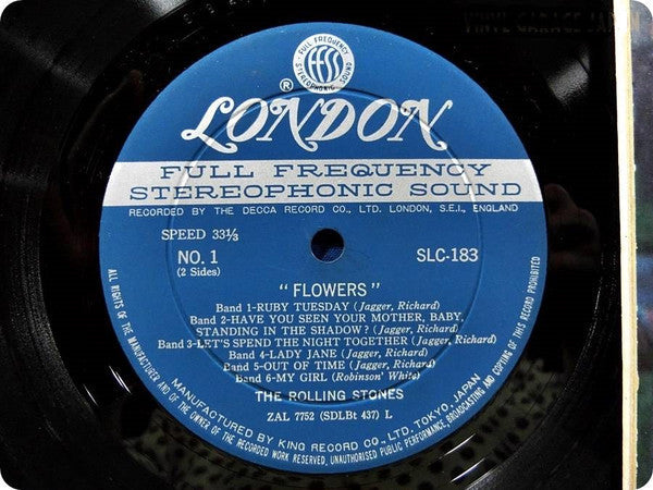 The Rolling Stones - Flowers (Vinyl, LP, Compilation, Reissue, Stereo) Good Plus (G+) / Very Good Plus (VG+)
