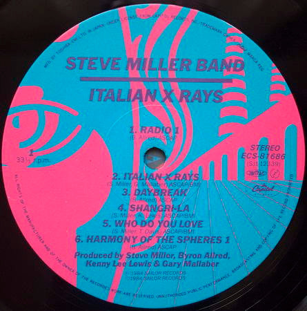 Steve Miller Band - Italian X Rays (Vinyl, LP, Album)