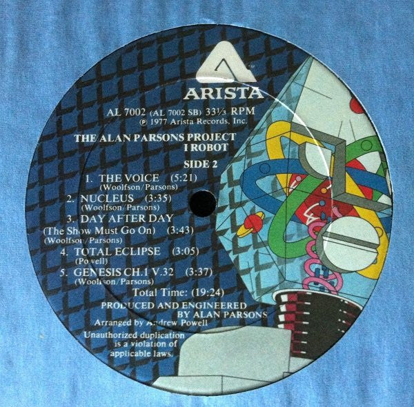 The Alan Parsons Project - I Robot (Vinyl, LP, Album) Very Good Plus (VG+) / Very Good Plus (VG+)