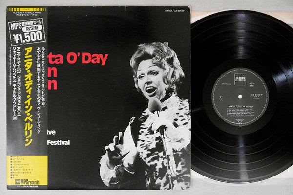 Anita O'Day - Anita O'Day In Berlin, Recorded Live At The Berlin Jazz Festival (Vinyl, LP, Album, Reissue) Very Good Plus (VG+) / Fair (F)