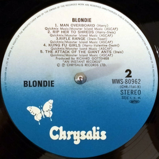 Blondie - Blondie (Vinyl, LP, Album)