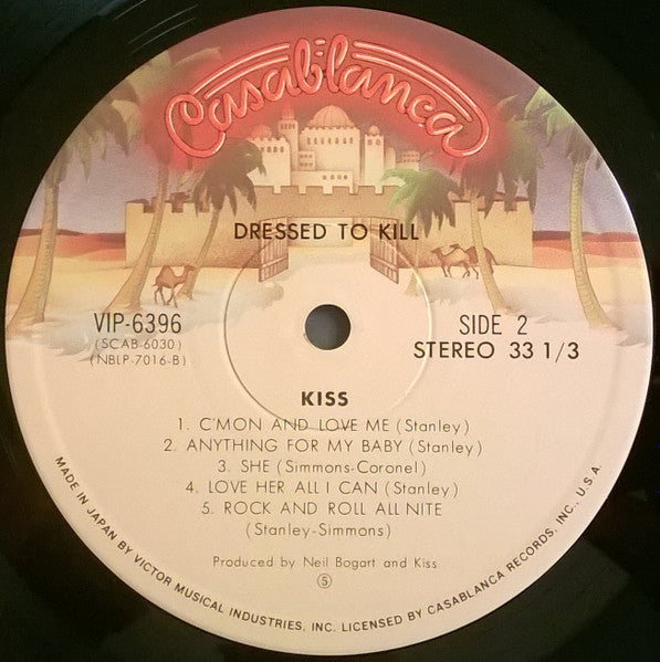 Kiss - Dressed To Kill (Vinyl, LP, Album, Reissue)