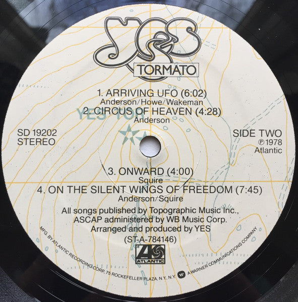 Yes - Tormato (Vinyl, LP, Album, Stereo) Very Good Plus (VG+) / Very Good (VG)