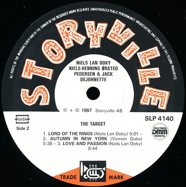 Niels Lan Doky - The Target (Vinyl, LP, Album) Very Good Plus (VG+) / Very Good Plus (VG+)