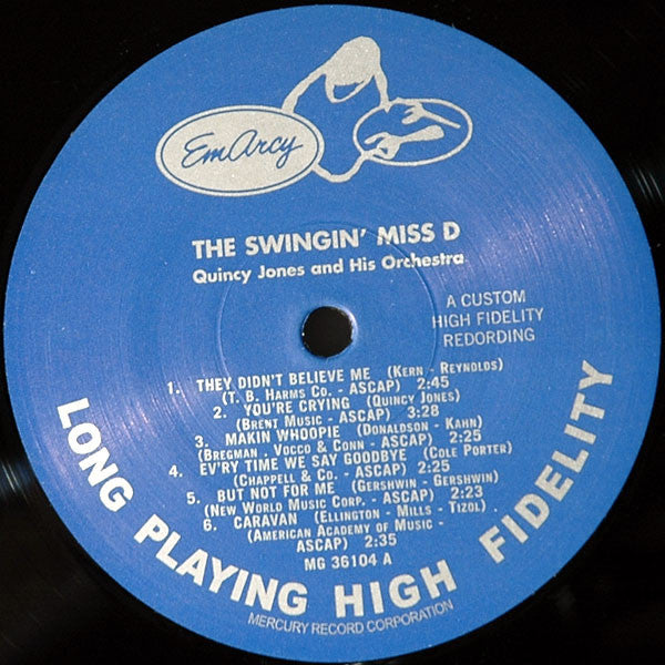 Dinah Washington - The Swingin' Miss "D" (Vinyl, LP, Album) Near Mint (NM or M-) / Near Mint (NM or M-)