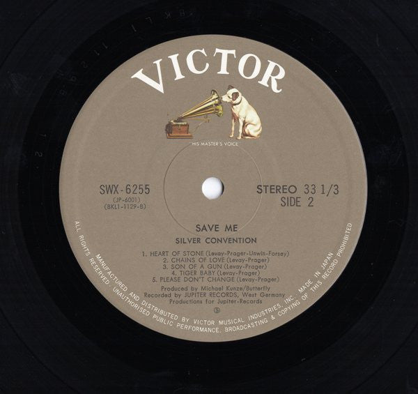 Silver Convention - Save Me (Vinyl, LP, Album)