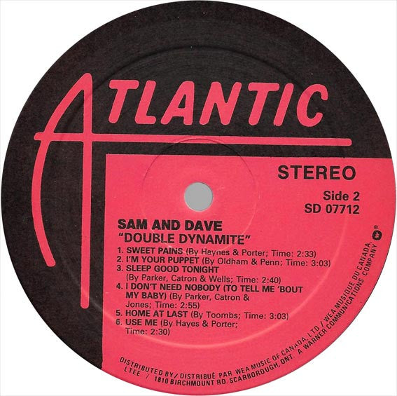 Sam & Dave - Double Dynamite (Vinyl, LP, Album, Reissue) Very Good Plus (VG+) / Very Good (VG)
