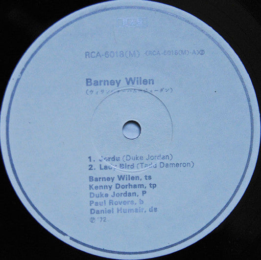 Barney Wilen - Barney (Vinyl, LP, Album, Promo, Mono) Very Good Plus (VG+) / Very Good Plus (VG+)