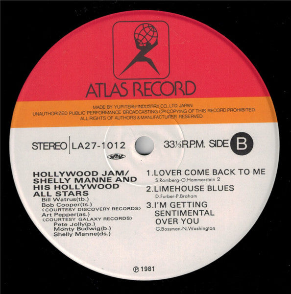Shelly Manne & His Hollywood All Stars - Hollywood Jam (Vinyl, LP, ...
