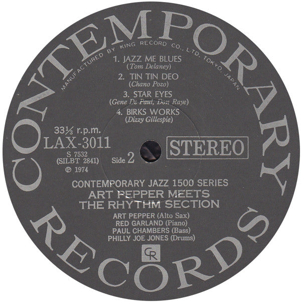Art Pepper - Art Pepper Meets The Rhythm Section (Vinyl, LP, Album,...
