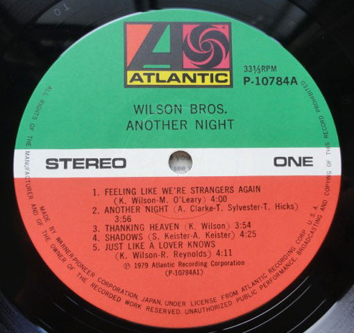 Wilson Bros. - Another Night (Vinyl, LP, Album)