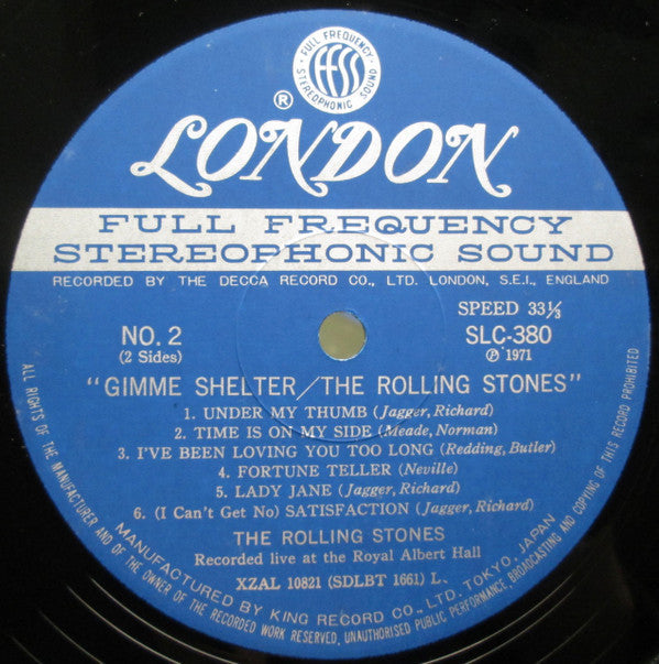 The Rolling Stones - Gimme Shelter (Vinyl, LP, Compilation)