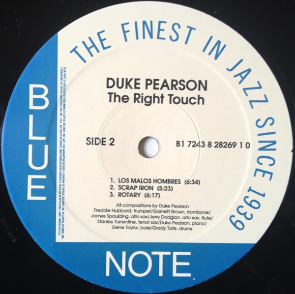Duke Pearson - The Right Touch (Vinyl, LP, Album, Reissue) Very Good Plus (VG+) / Very Good Plus (VG+)