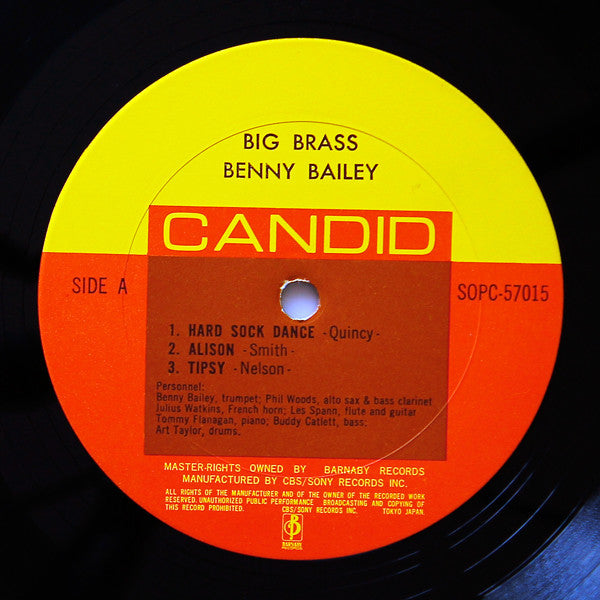 Benny Bailey - Big Brass (Vinyl, LP, Album)