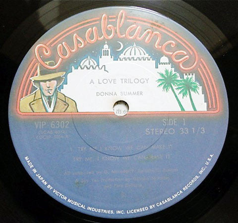 Donna Summer - A Love Trilogy (Vinyl, LP, Album, Partially Mixed) Good Plus (G+) / Very Good (VG)
