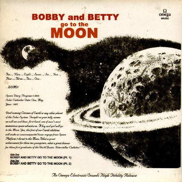 Leo Muller - Bobby And Betty Go To The Moon (Vinyl, 7", 45 RPM, Promo) Very Good Plus (VG+) / Very Good Plus (VG+)