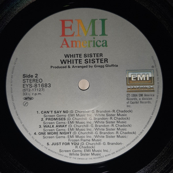 White Sister - White Sister (Vinyl, LP, Album) Near Mint (NM or M-) / Very Good Plus (VG+)