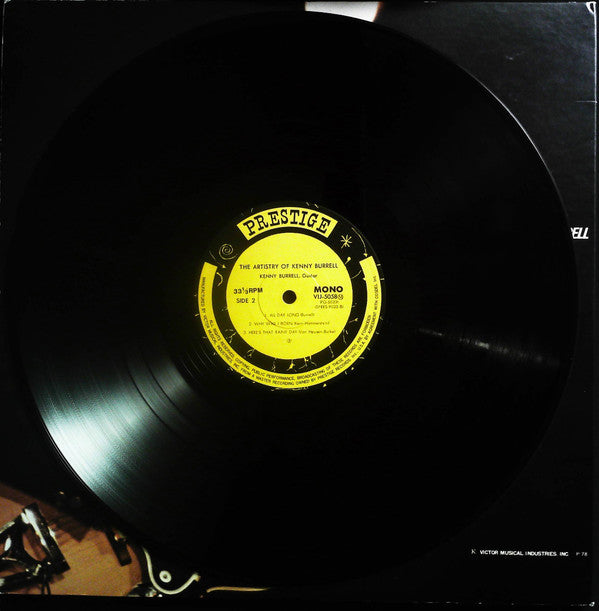 Kenny Burrell - The Artistry Of Kenny Burrell (2xVinyl, LP, Compilation, Mono) Very Good Plus (VG+) / Very Good Plus (VG+)