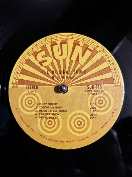 Roy Orbison - The Original Sound (Vinyl, LP, Album) Very Good (VG) / Very Good (VG)
