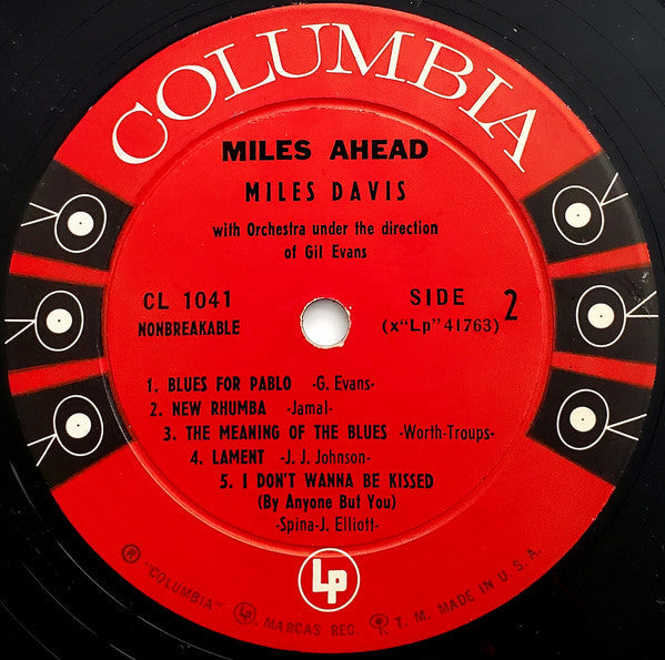 Miles Davis + 19 - Miles Ahead (Vinyl, LP, Album, Mono) Very Good (VG) / Fair (F)