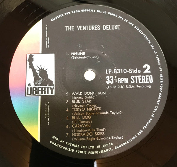 The Ventures - Deluxe (Vinyl, LP, Compilation, Stereo) Very Good Plus (VG+) / Very Good Plus (VG+)