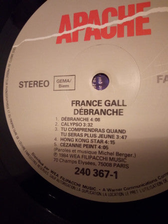 France Gall - Débranche ! (Vinyl, LP, Album) Very Good (VG) / Very Good (VG)