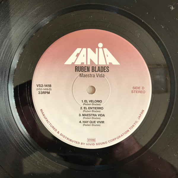 Ruben Blades - Maestra Vida Primera Parte + Segunda Parte (2xVinyl, LP, Album, Compilation) Near Mint (NM or M-) / Near Mint (NM or M-)